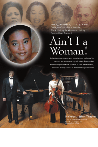 "Aint I a Woman" production at Horn Theatre